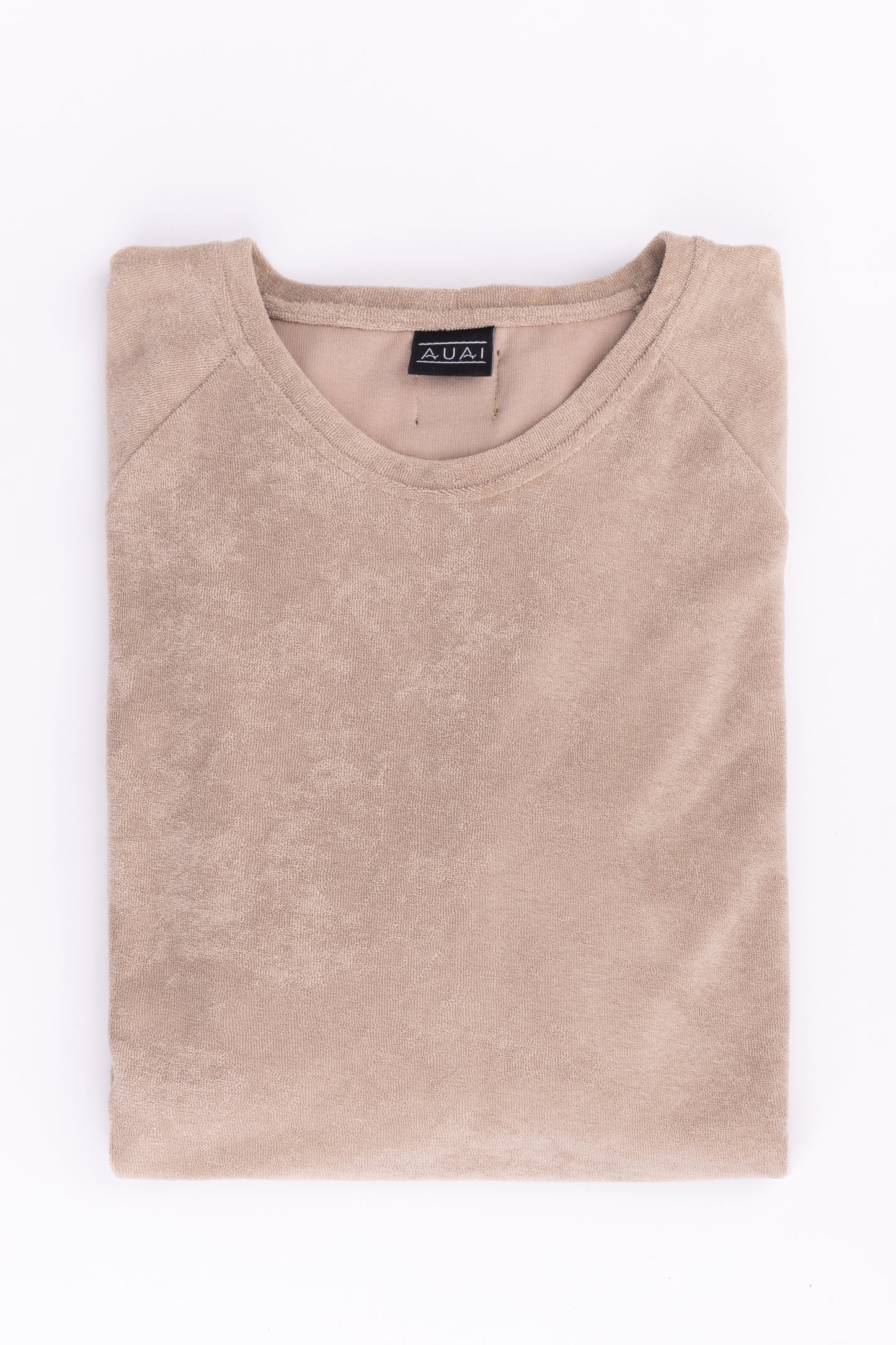 FELPA GIROCOLLO BEIGE